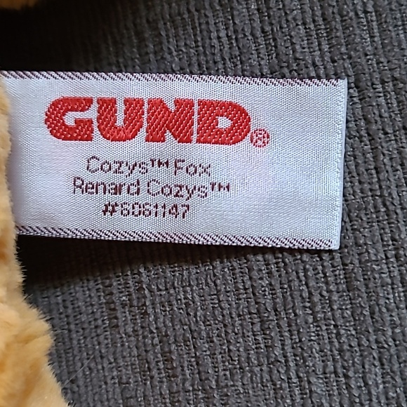 GUND Cozys 9" Stuffed Animal Fox - Picture 5 of 7